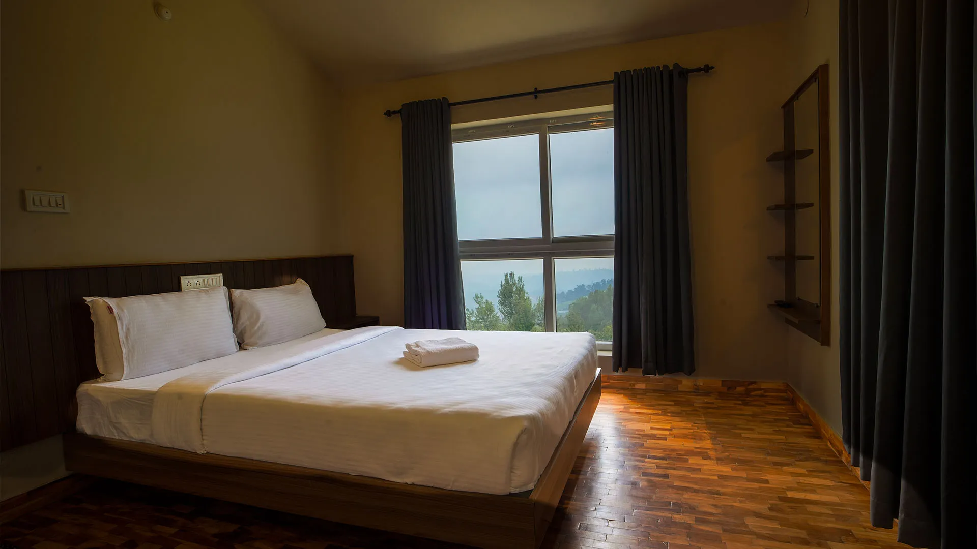 Candlelight dinner setup in a private Ooty cottage garden at the best stays in Ooty.