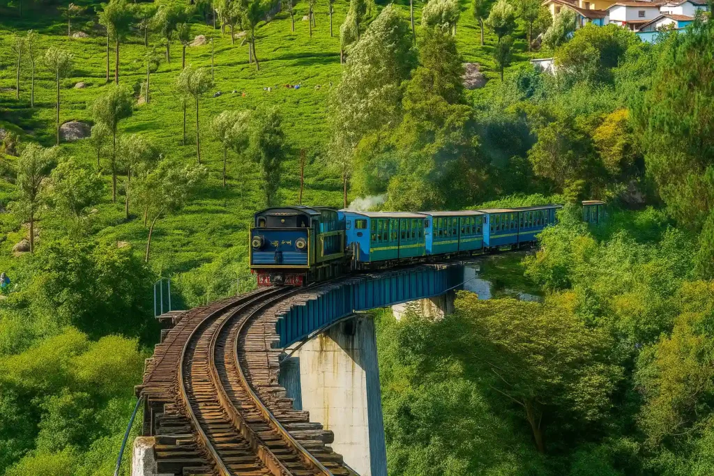 Night sky filled with stars above a quiet Ooty cottage at the best stays in Ooty.